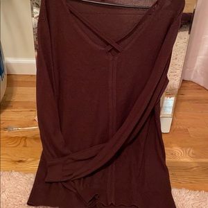 ❤️cross neck sweater❤️